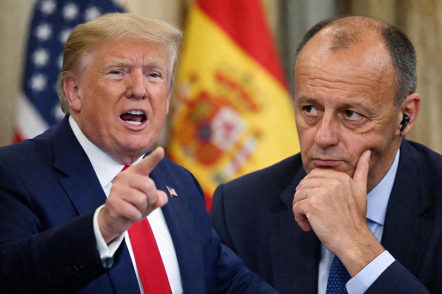 Трамп ја критикува Шпанија – Мерц прво молчи